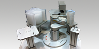 Compact Clean Robot & Aligner for Handling 2-6-inch Wafer : SCR3100S-200-PM/SAL3261GR