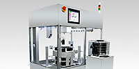 Automatic wafer transfer system for wafer container